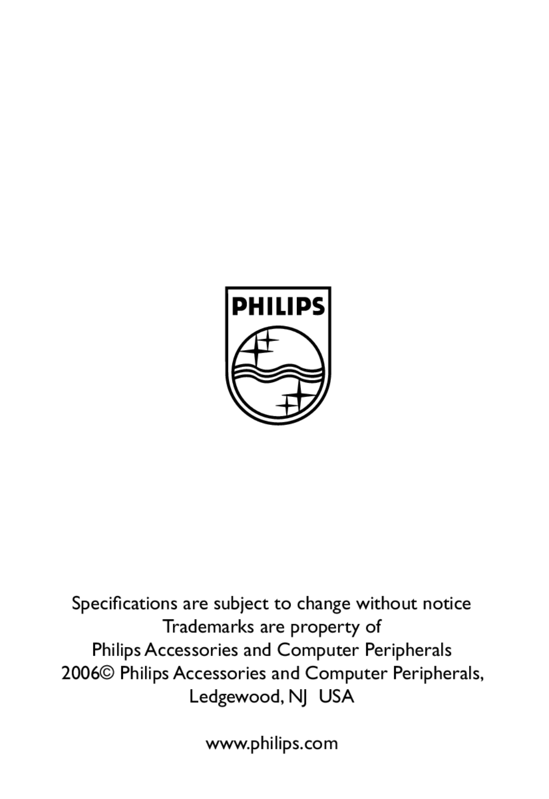 Philips SJM2302, SJM2327 user manual 