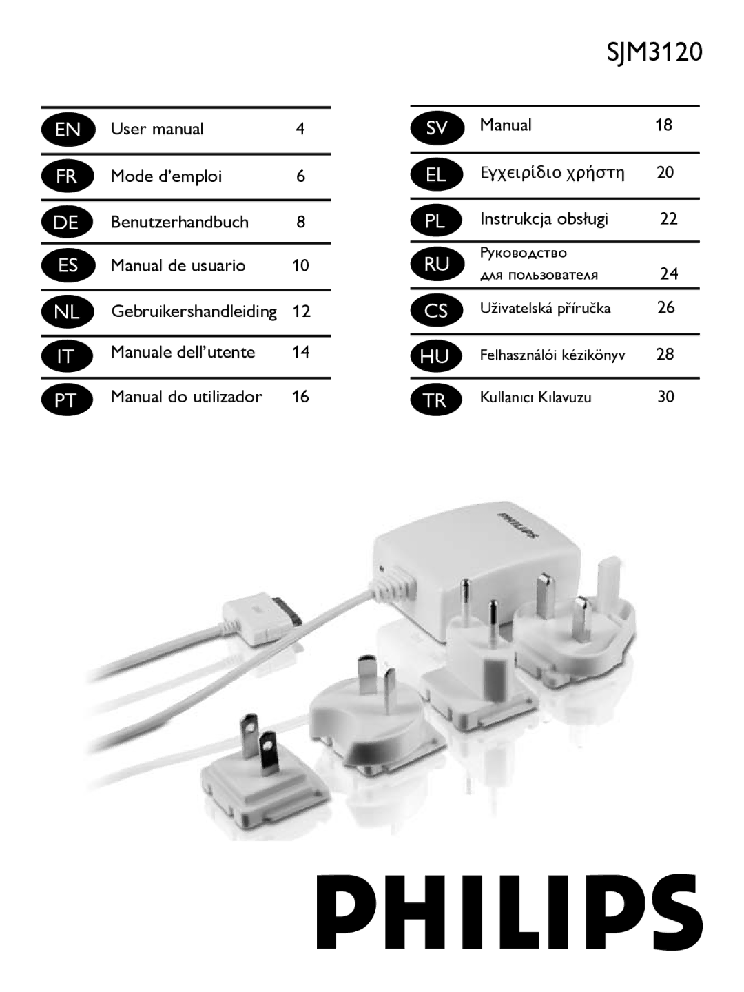 Philips SJM3120 user manual 