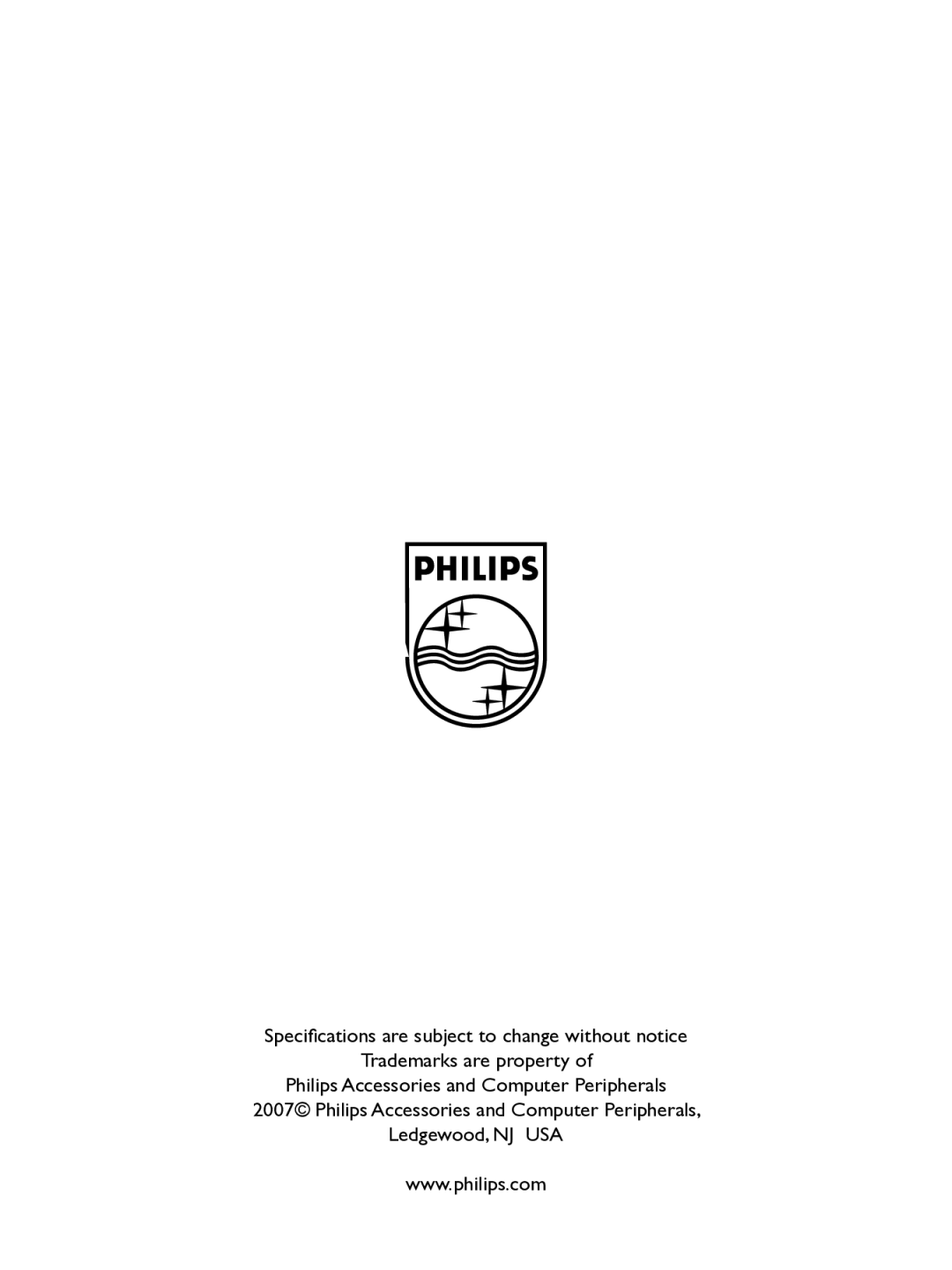 Philips SJM3120 user manual 