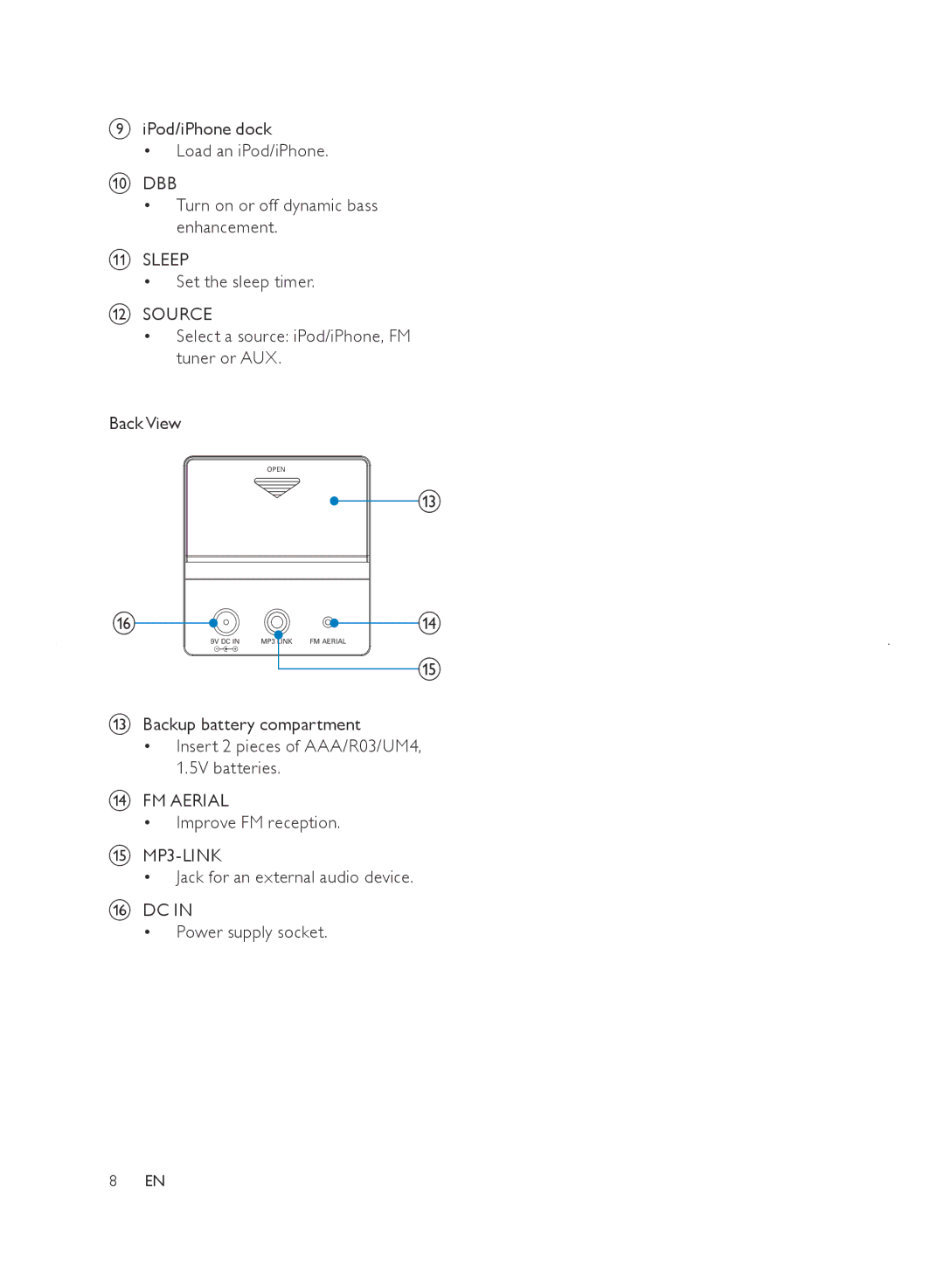 Philips SJ/T113632006, DC220/93 user manual Dbb 