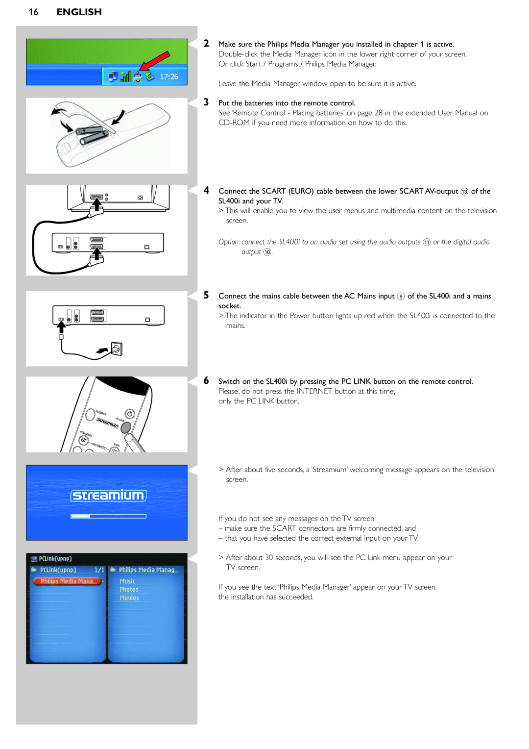 Philips SL400i manual English 