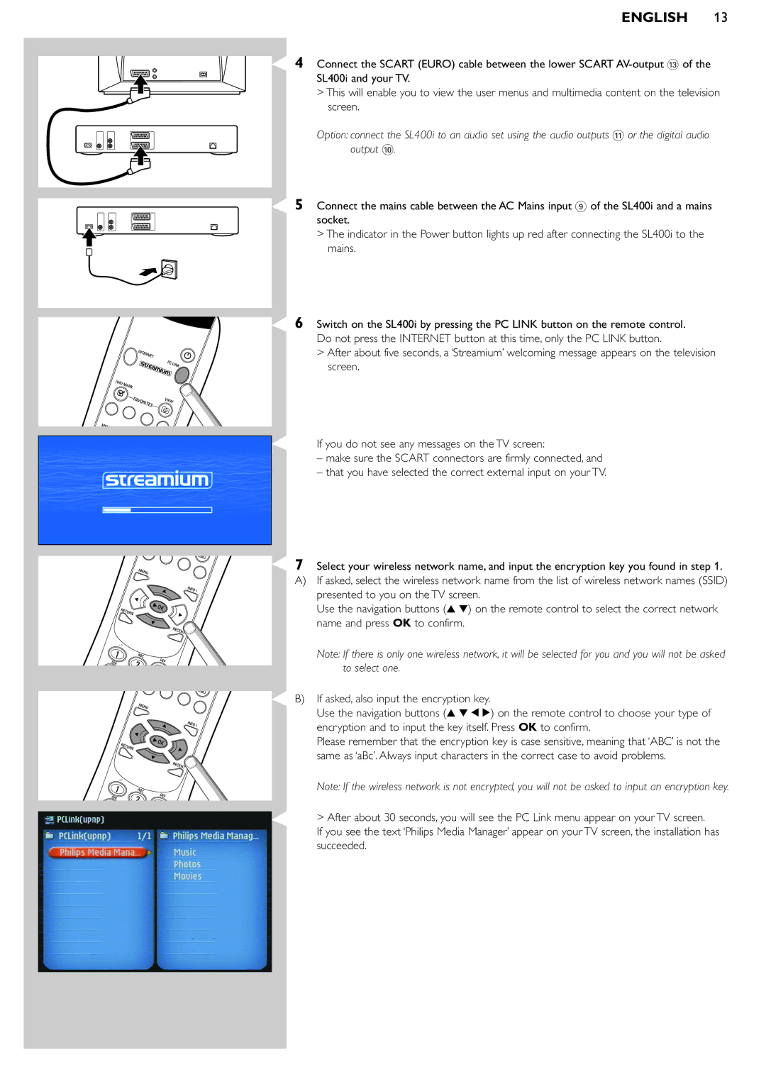 Philips SL400i manual English 