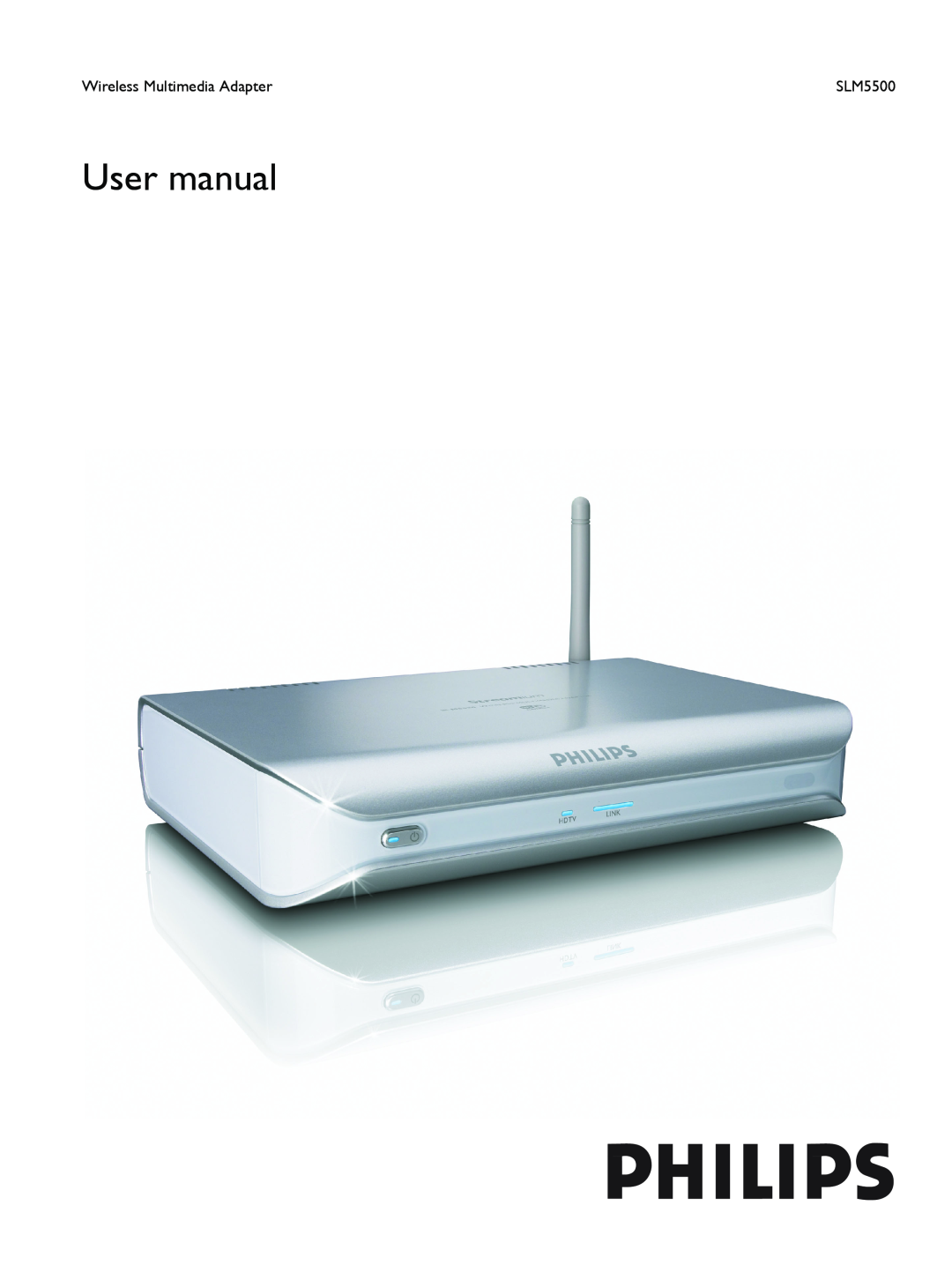 Philips SLM5500 user manual User manual, Wireless Multimedia Adapter 