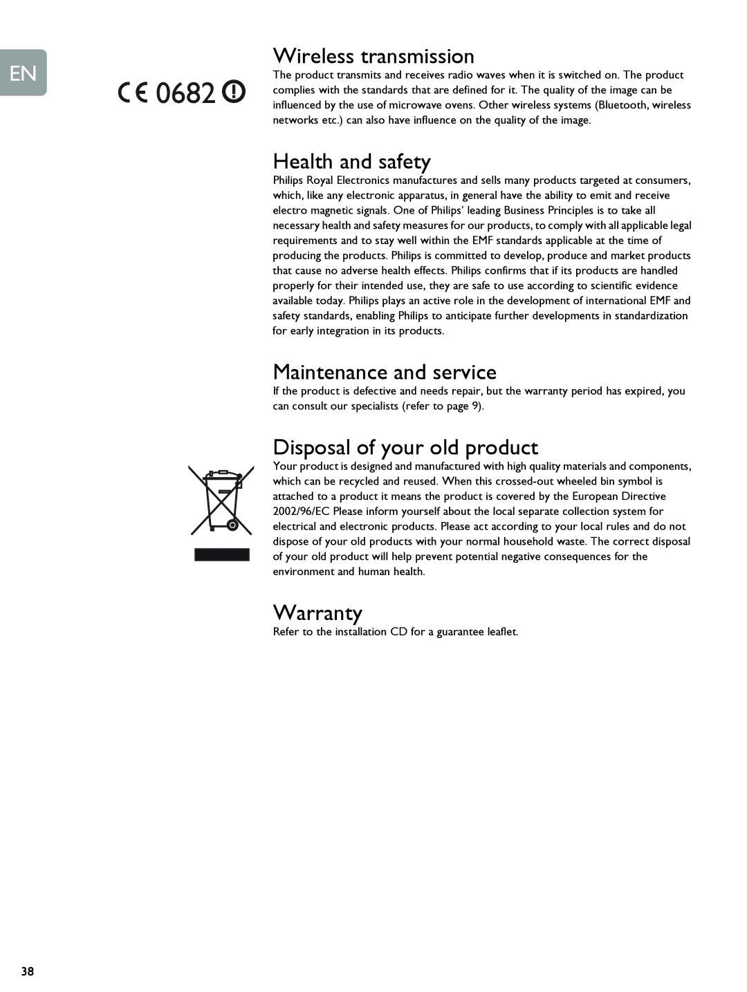 Philips SLM5500 user manual 0682 