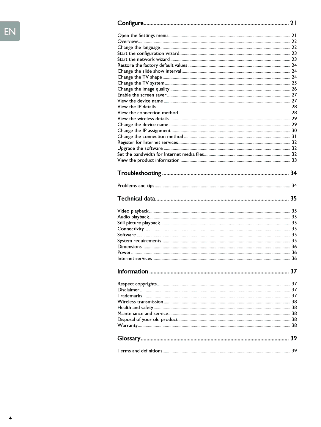 Philips SLM5500 user manual Troubleshooting 