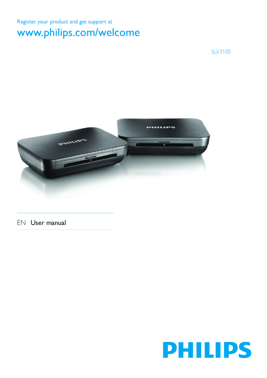 Philips user manual Register your product and get support at SLV3105 