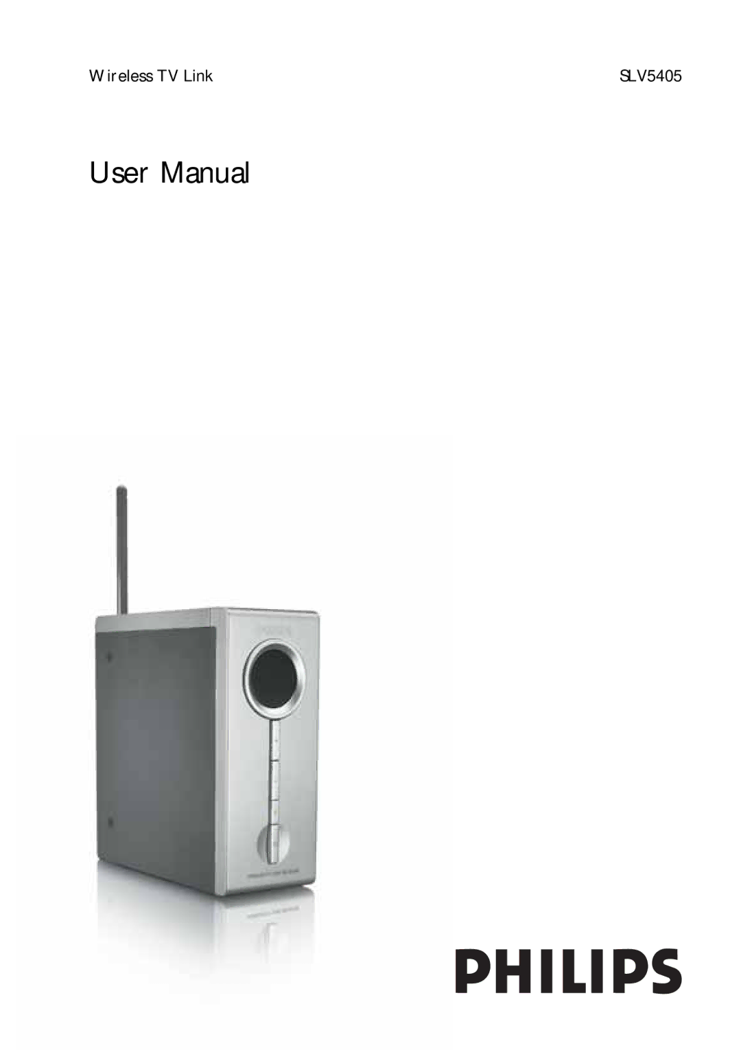 Philips SLV5405 user manual Wireless TV Link 