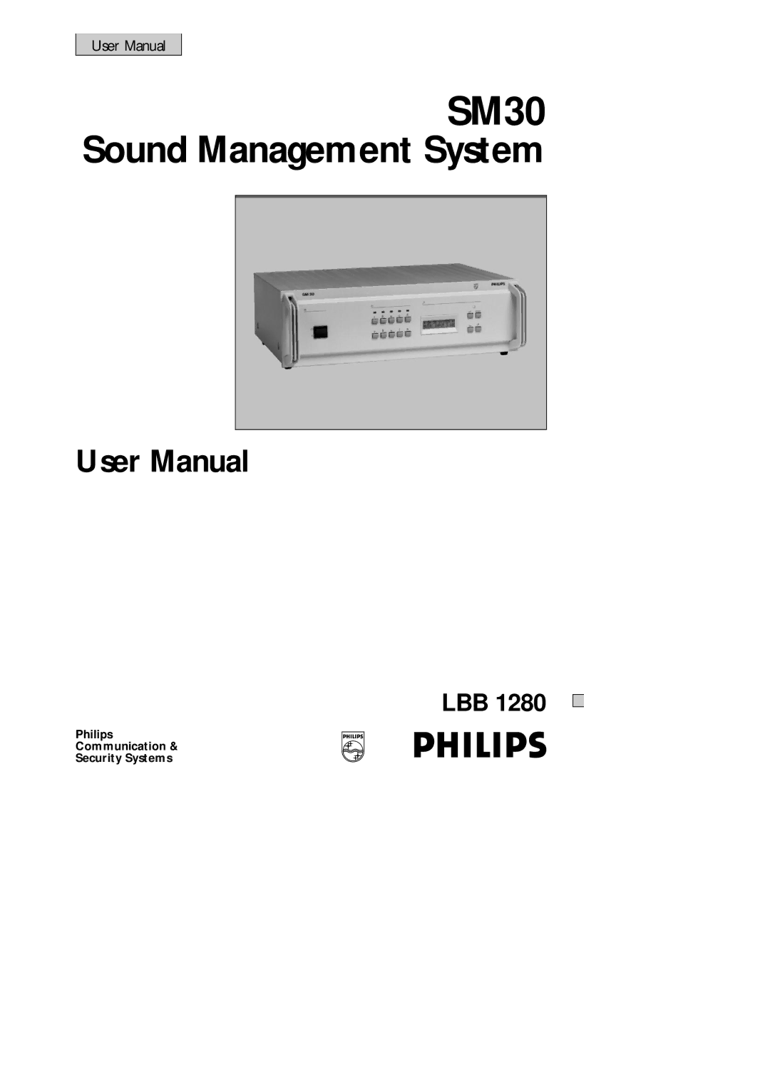 Philips SM30 manual 