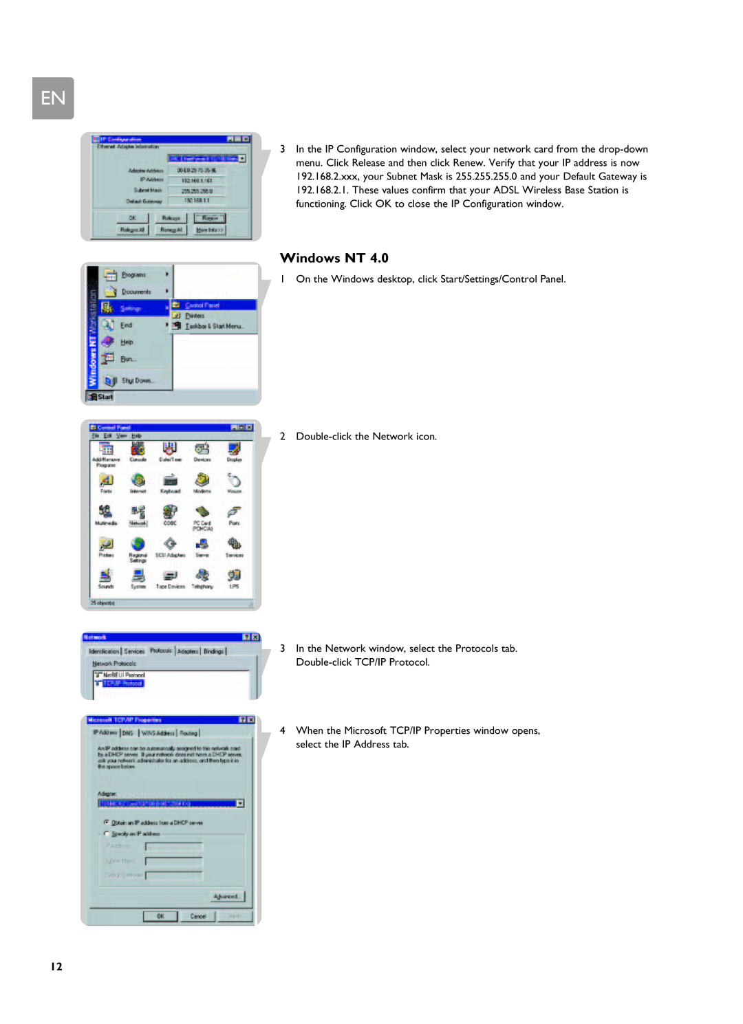 Philips SNA6500 user manual Windows NT 