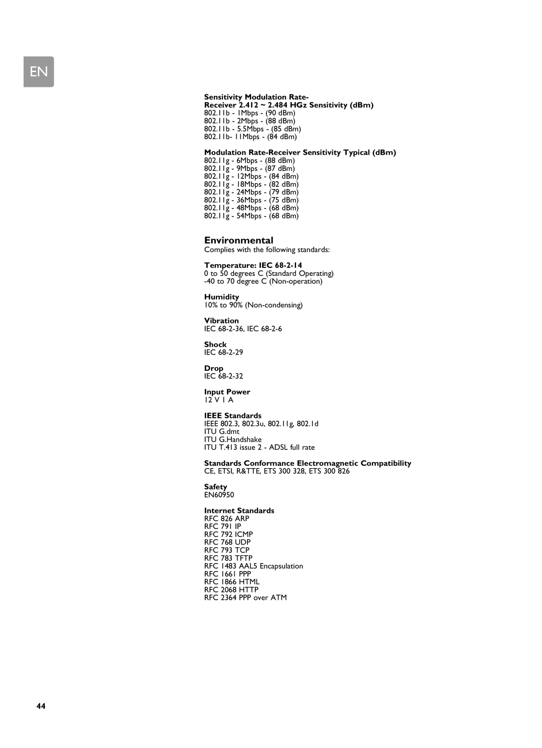 Philips SNA6500 user manual Environmental 