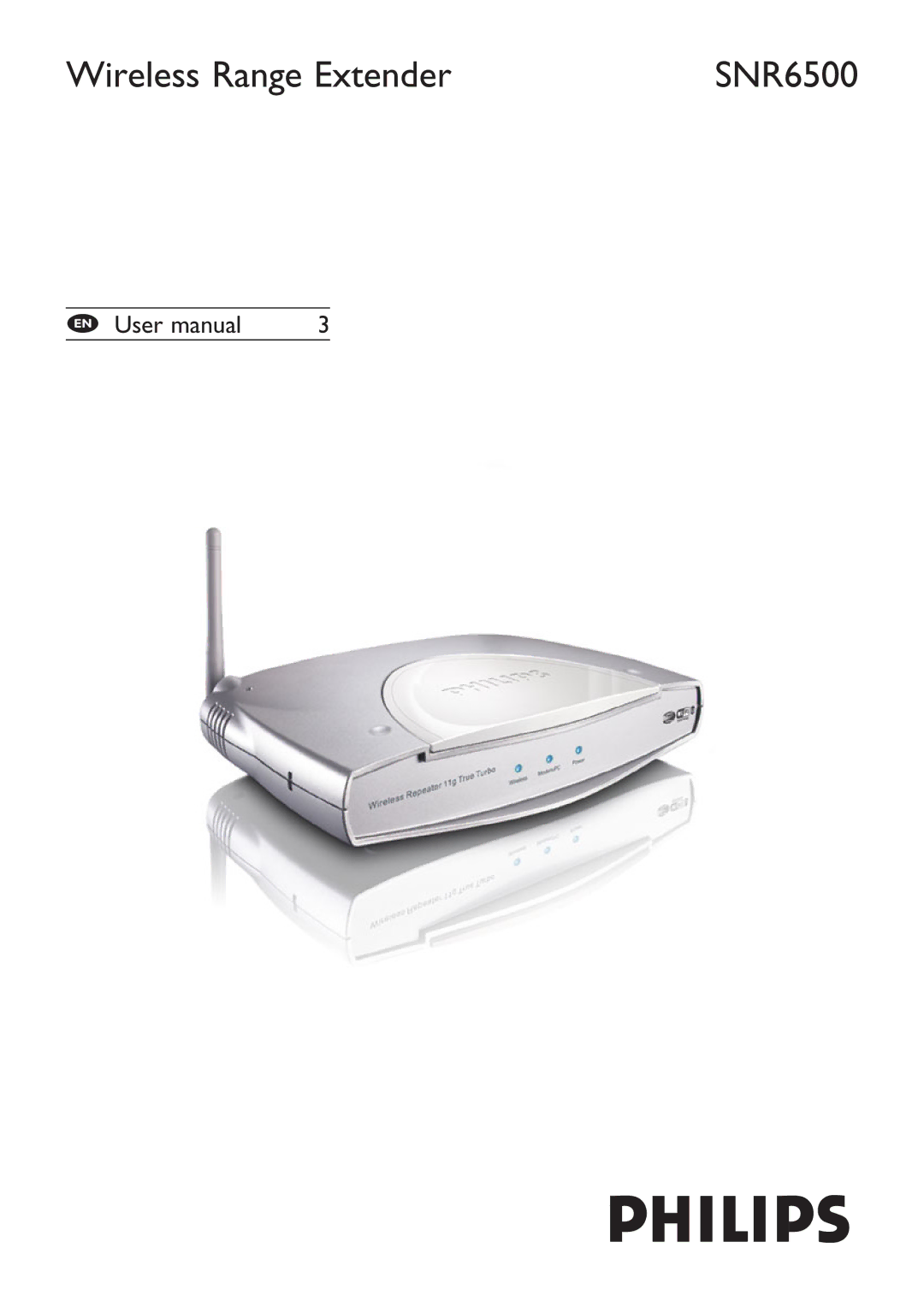 Philips SNR6500 user manual Wireless Range Extender 