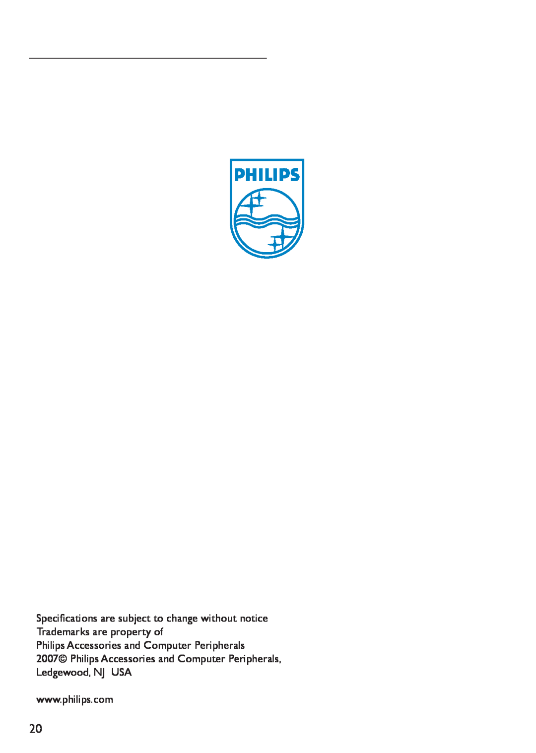 Philips SPB4230WA/17 manual 
