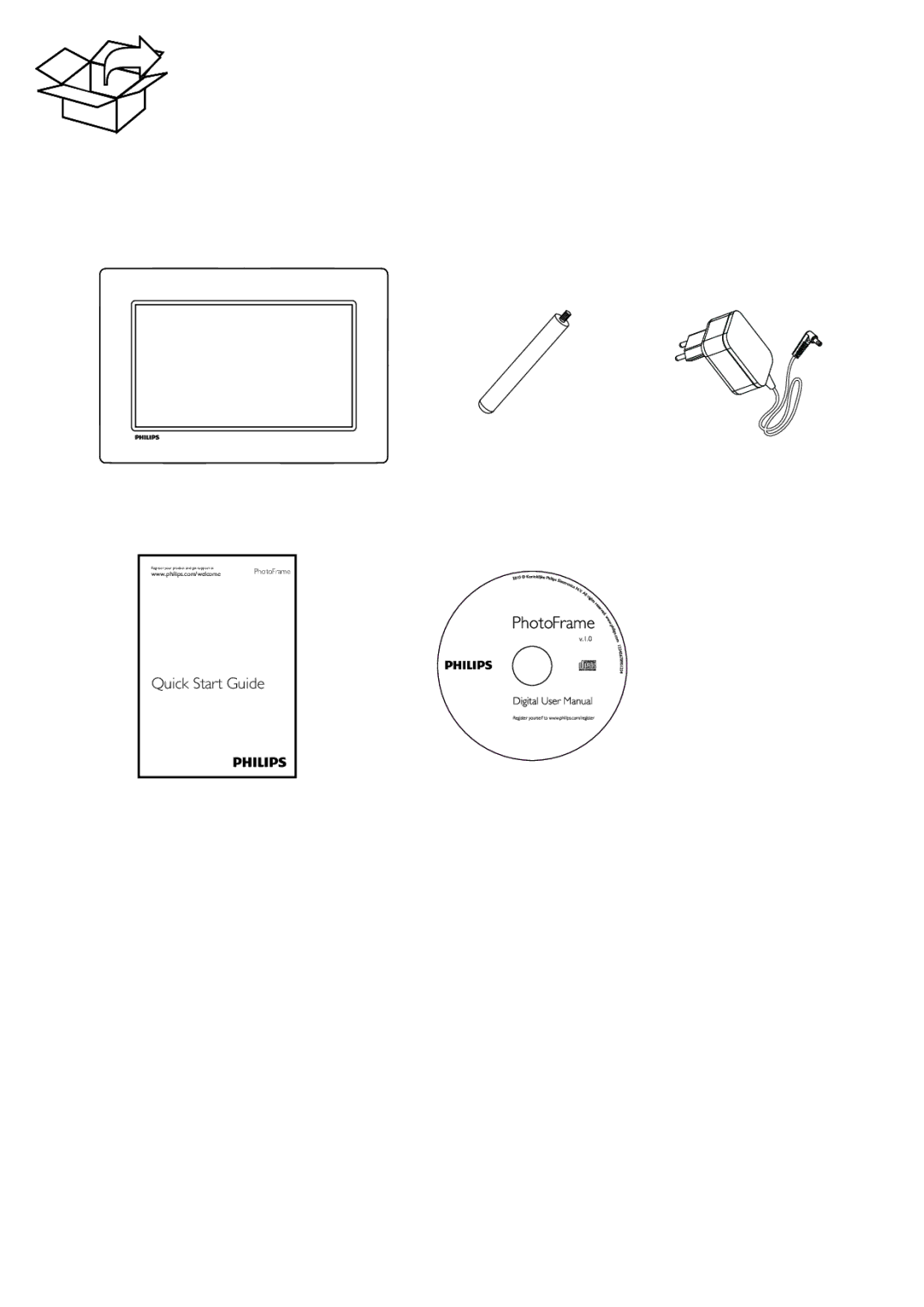 Philips SPF1327, SPF1307/05 quick start Quick Start Guide 