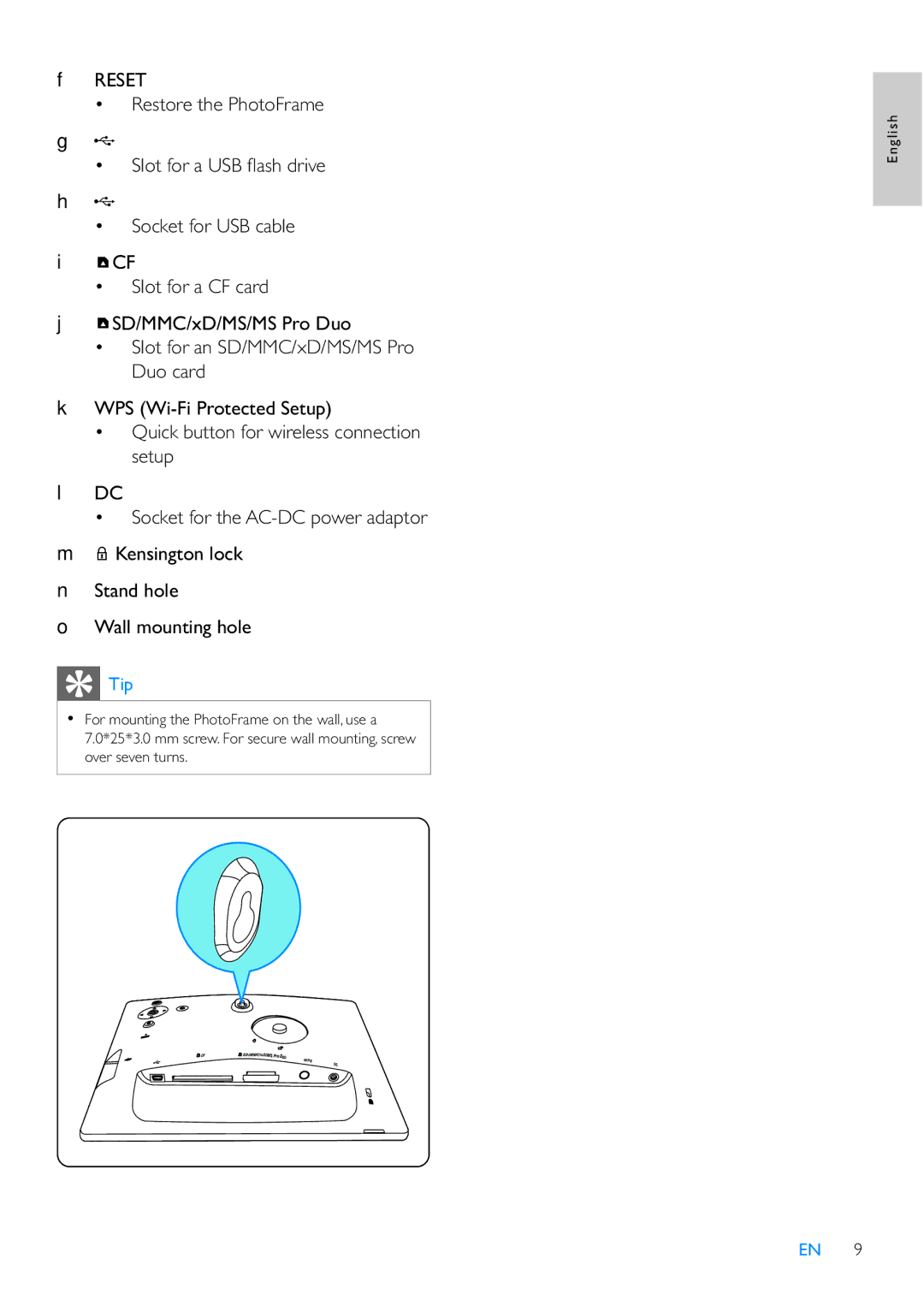 Philips SPF7210 user manual Tip 