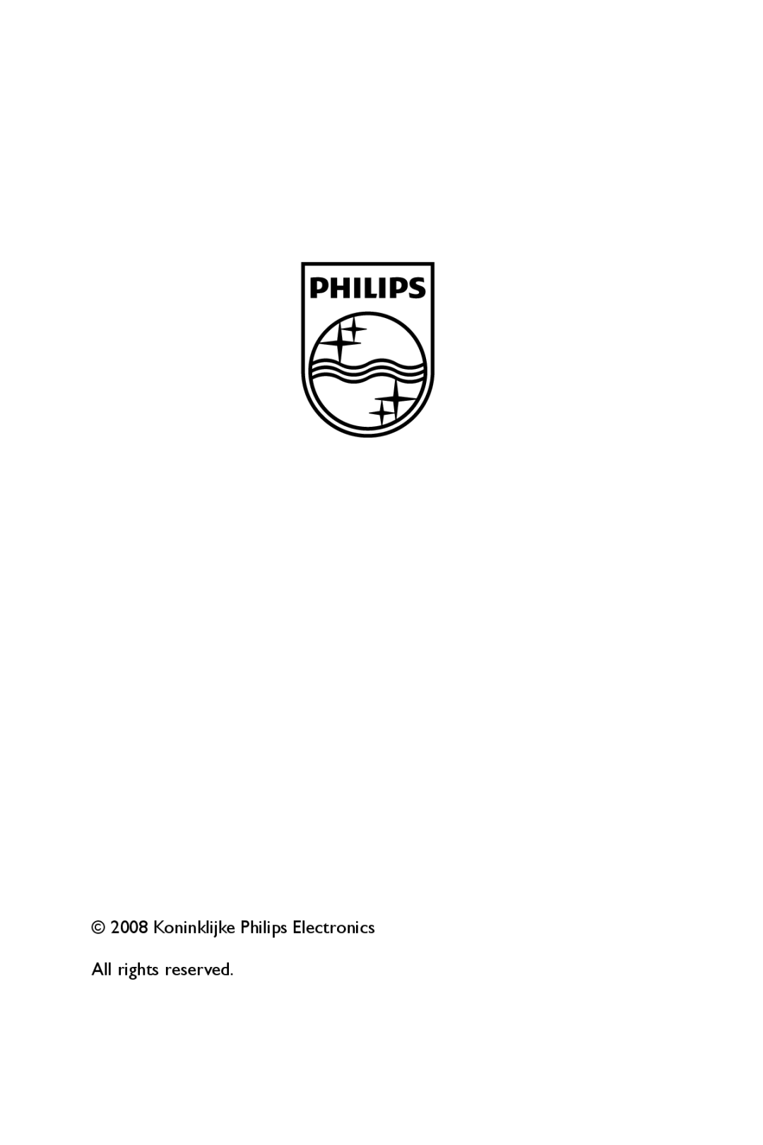 Philips SQM4122/27 manual Koninklijke Philips Electronics All rights reserved 