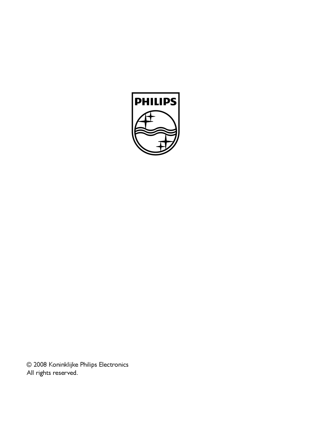 Philips SQM4512 manual Koninklijke Philips Electronics All rights reserved 