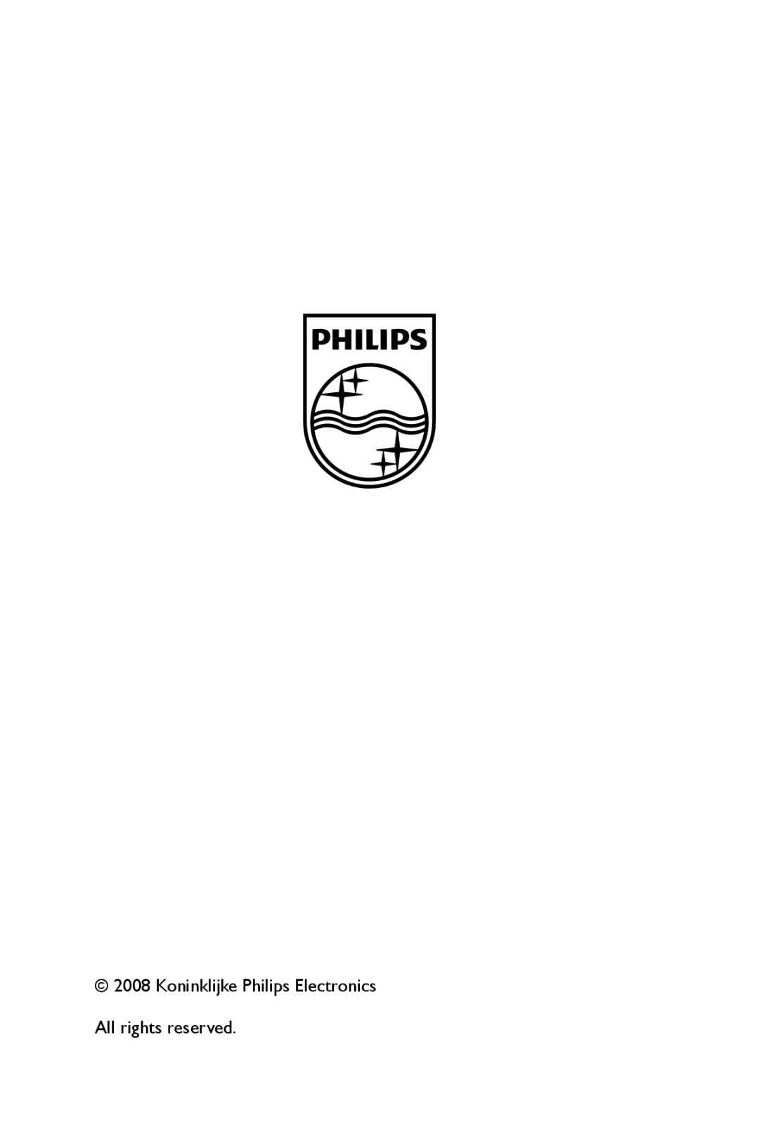 Philips SQM4712/27 manual Koninklijke Philips Electronics All rights reserved 