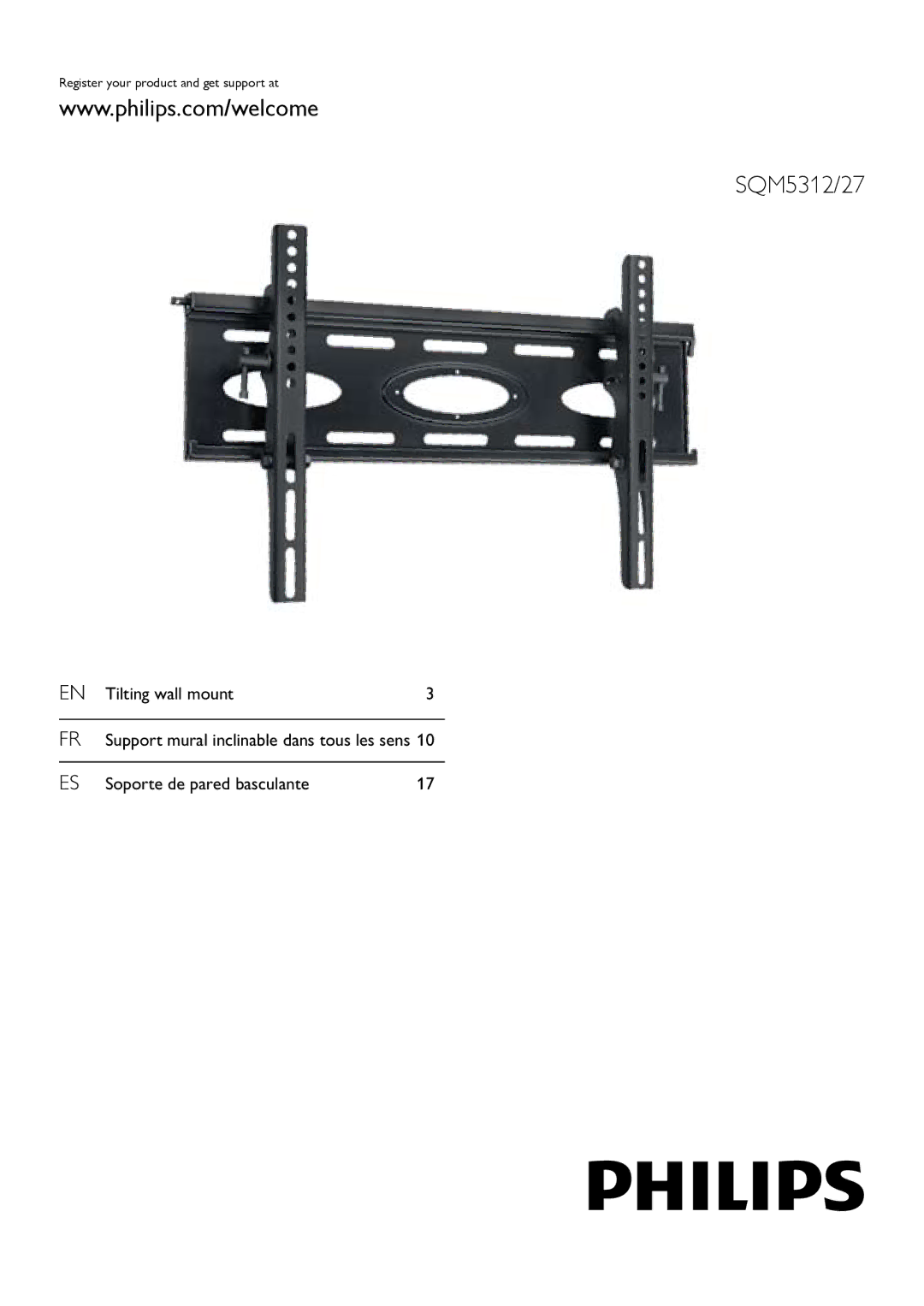 Philips SQM5312/27 manual 