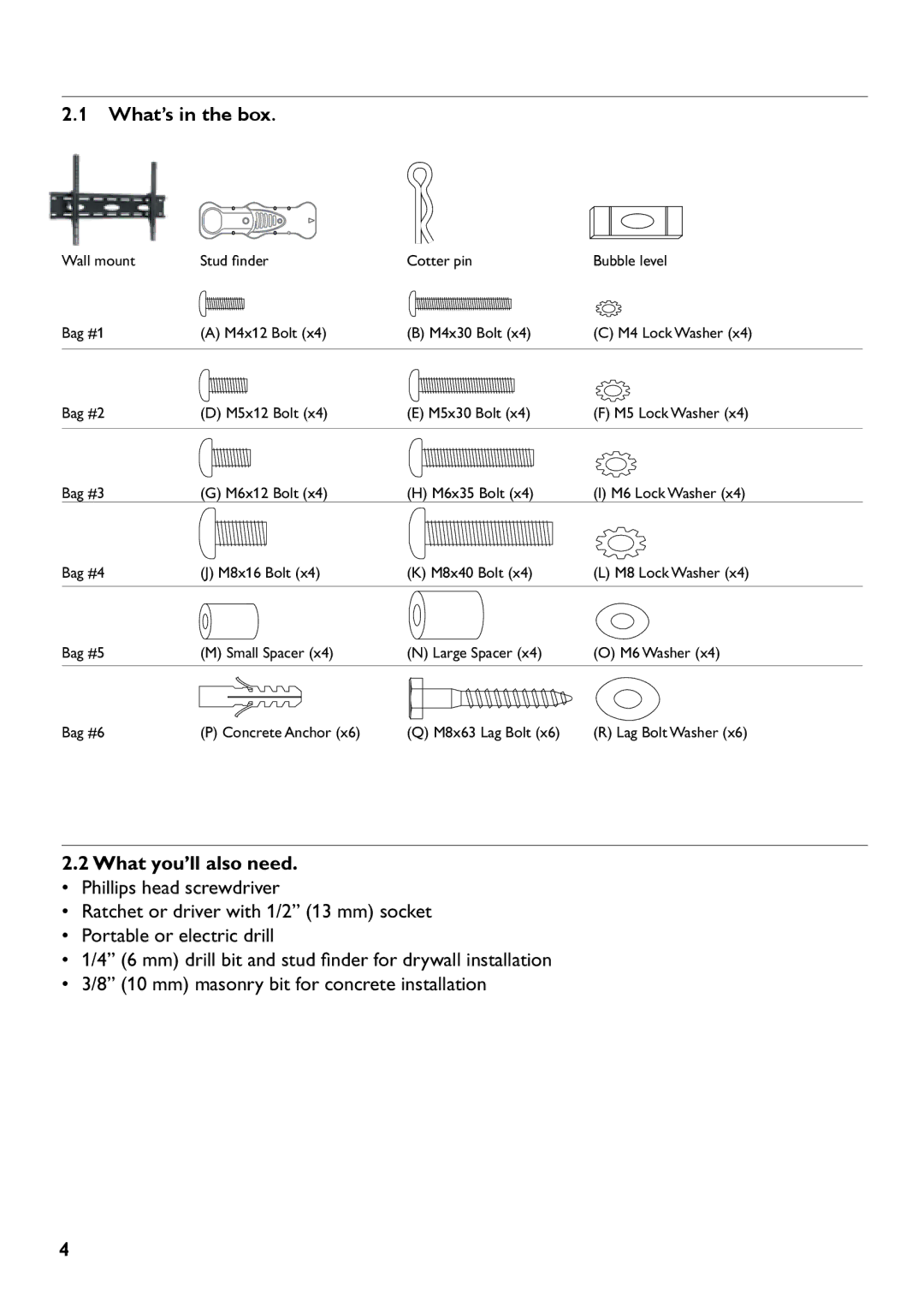 Philips SQM5322/27 manual What’s in the box, What you’ll also need 