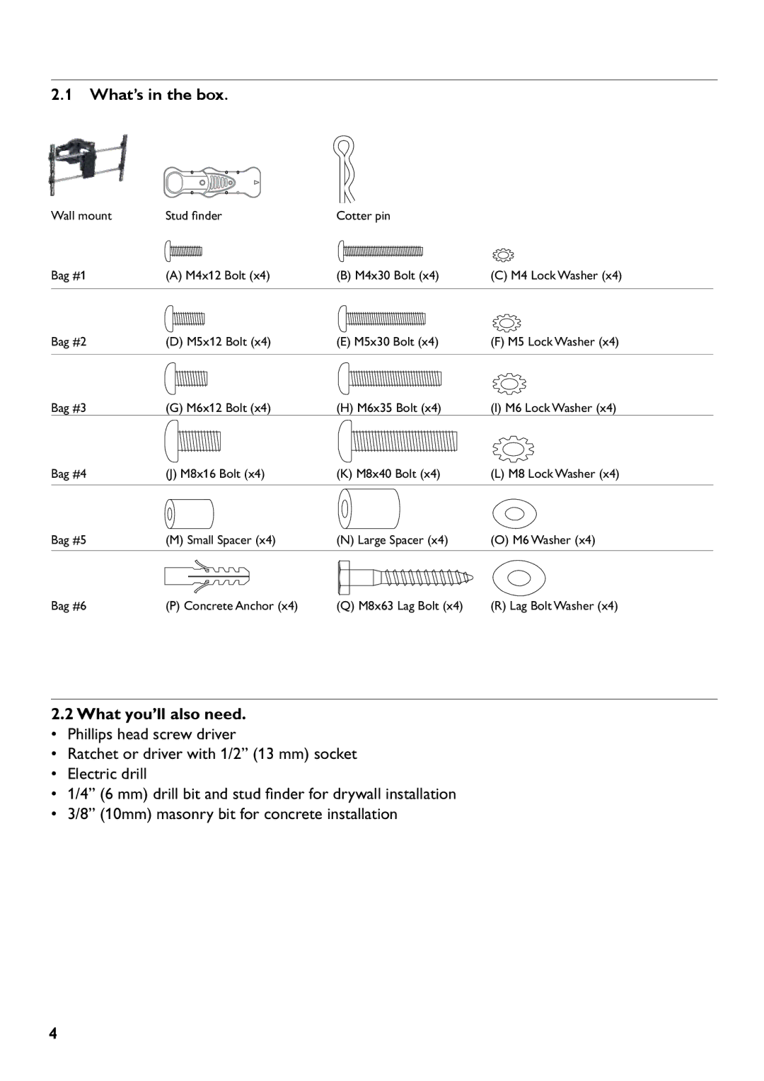 Philips SQM5562/27 manual What’s in the box, What you’ll also need 