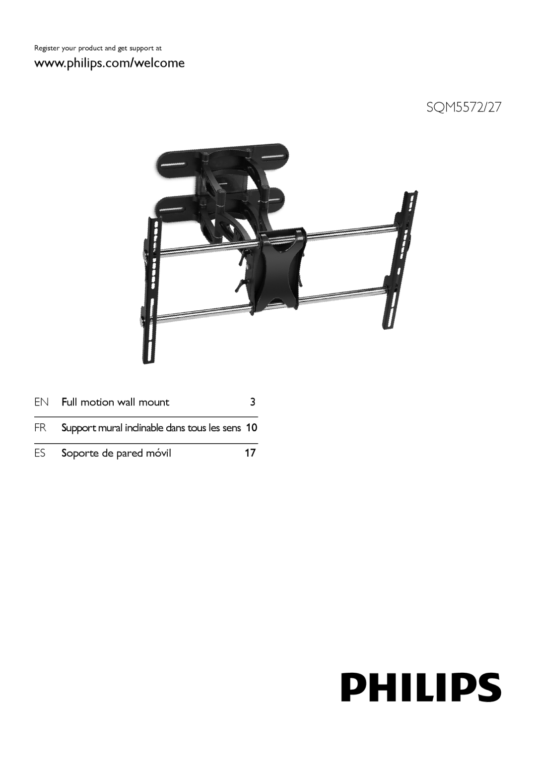 Philips SQM5572/27 manual 