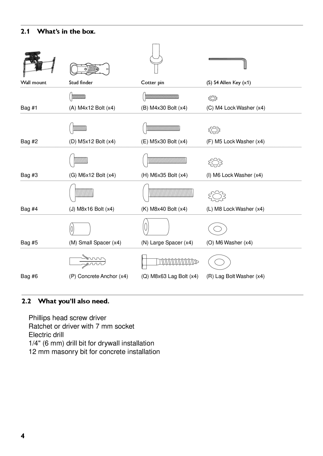 Philips SQM5572/27 manual What’s in the box, What you’ll also need 