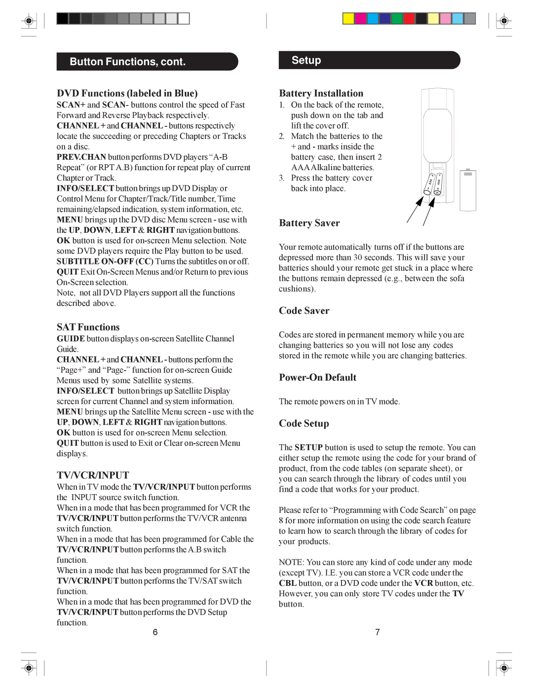 Philips SRC3036/27 user manual DVD Functions labeled in Blue 