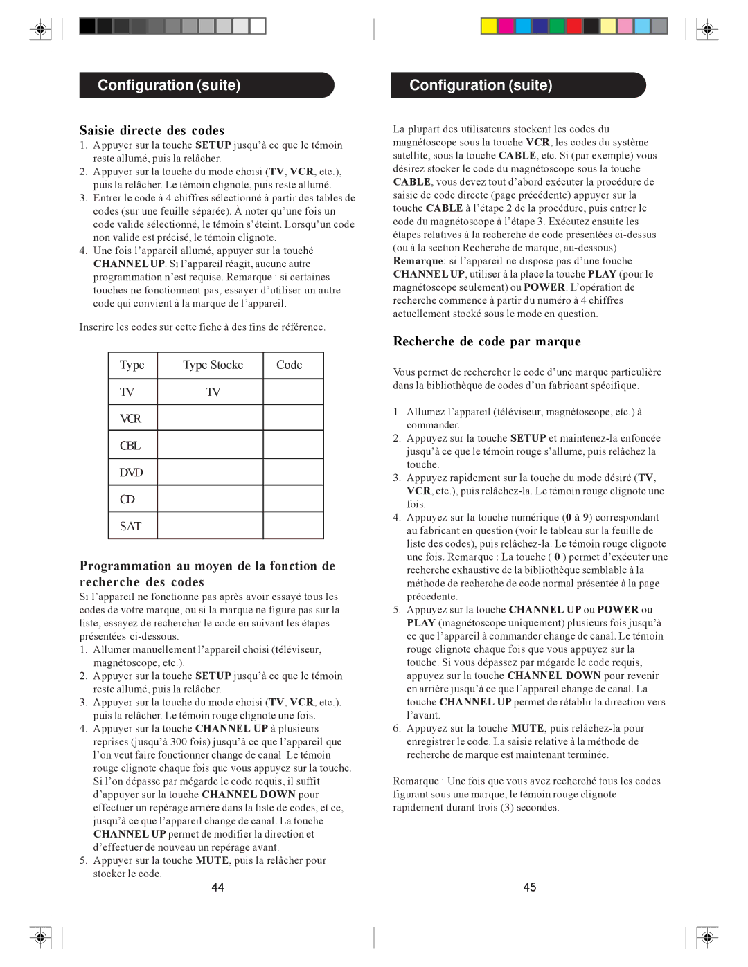 Philips SRC3036/27 user manual Configuration suite 