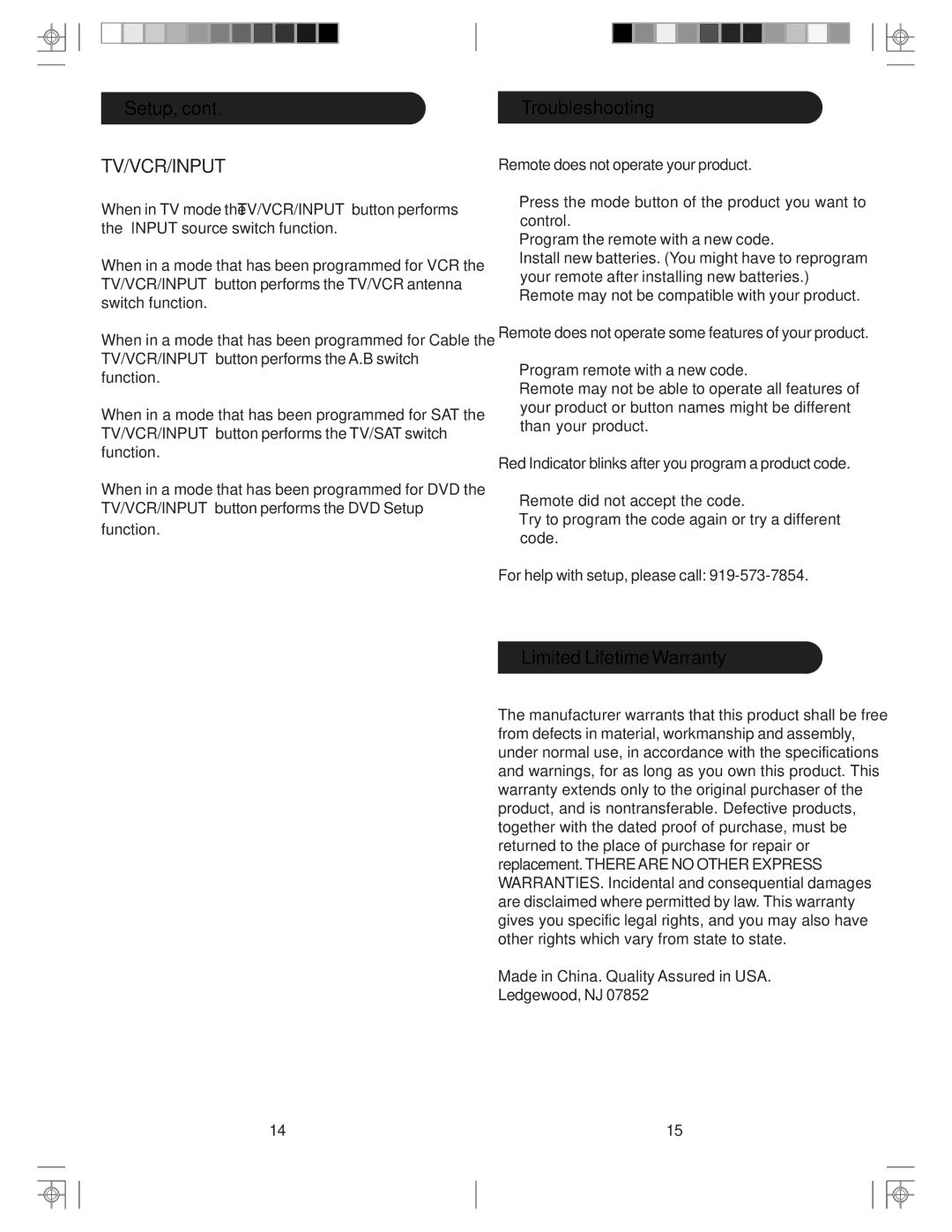 Philips src3036wm/17 manual Troubleshooting 