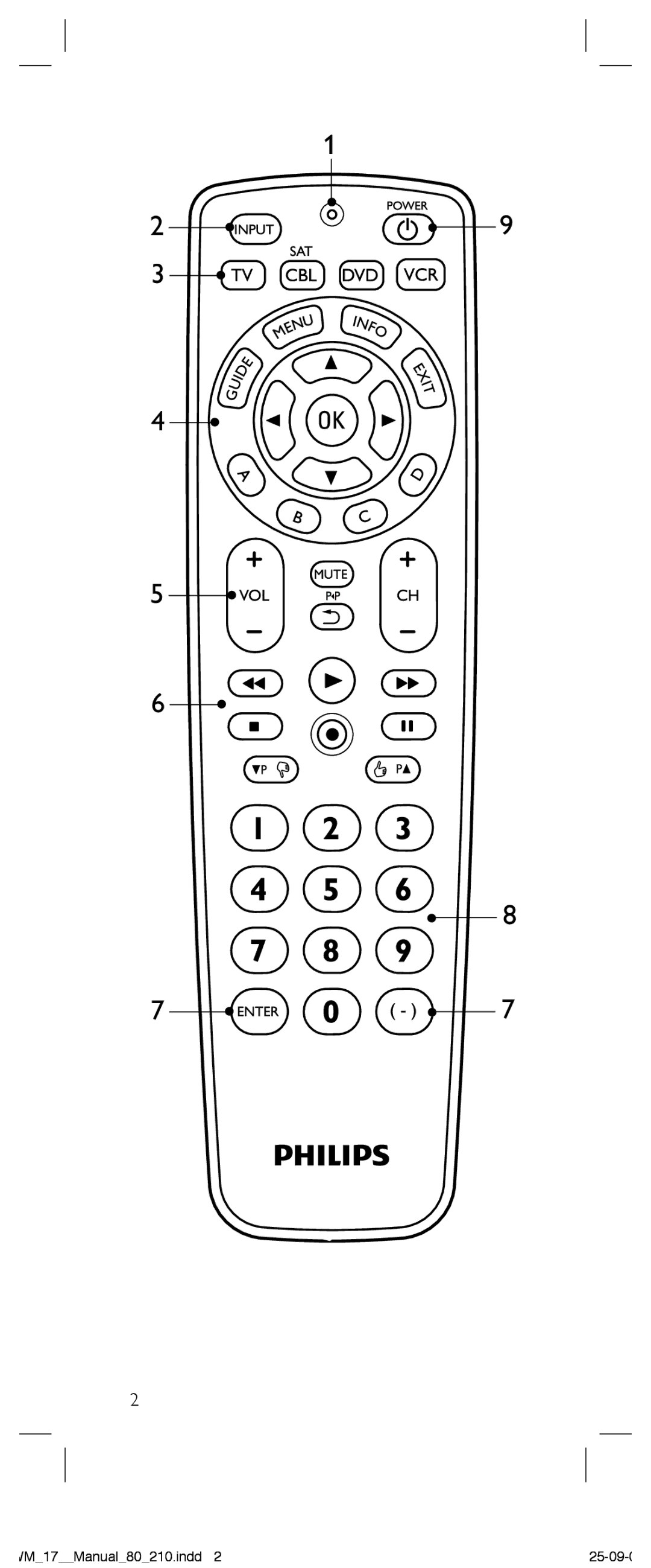 Philips SRP2004WM/17 manual WM17Manual80210.indd 25-09-0 