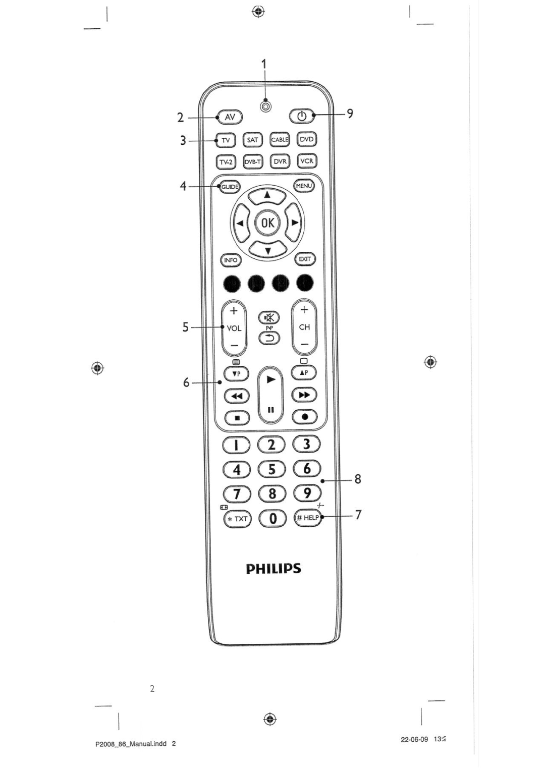 Philips SRP2008B/86 manual 