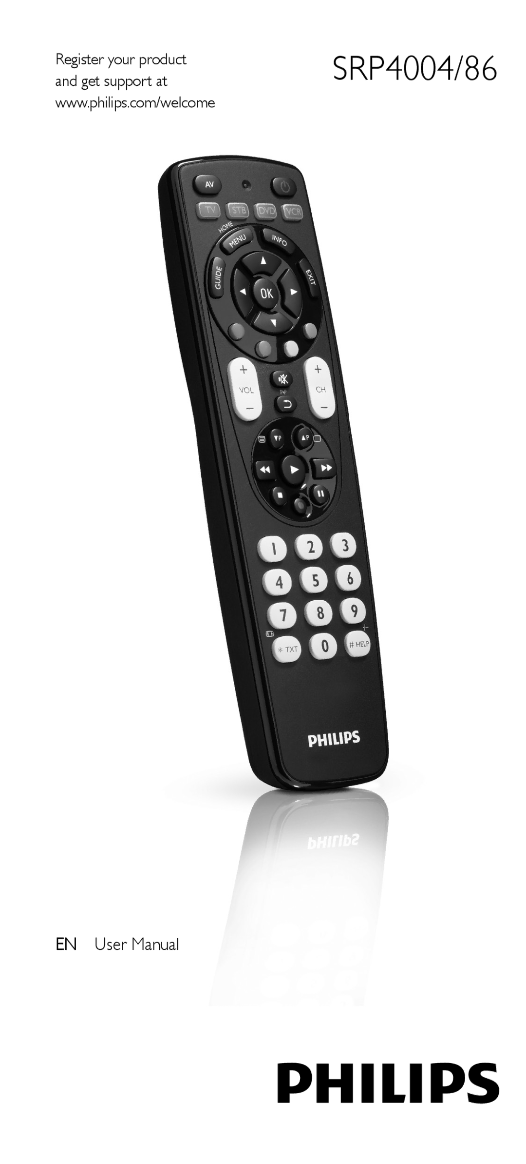 Philips SRP4004/86 manual 