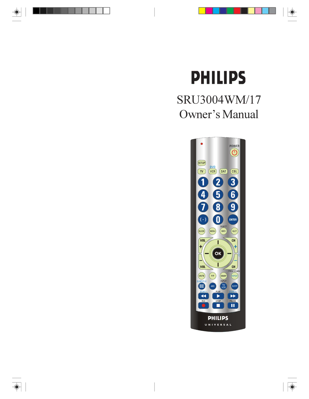 Philips sru3004wm/17 owner manual Chap 