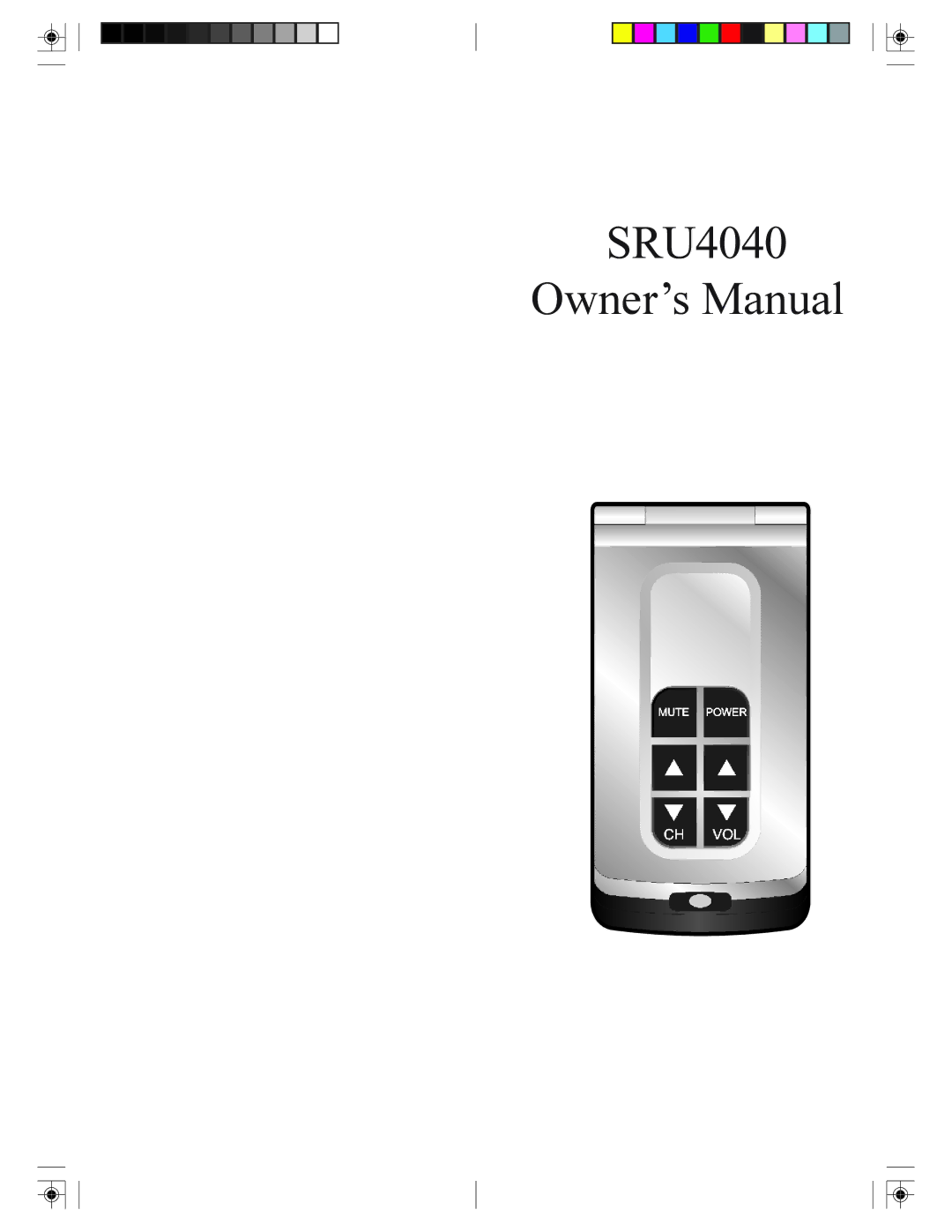 Philips SRU4040 owner manual 