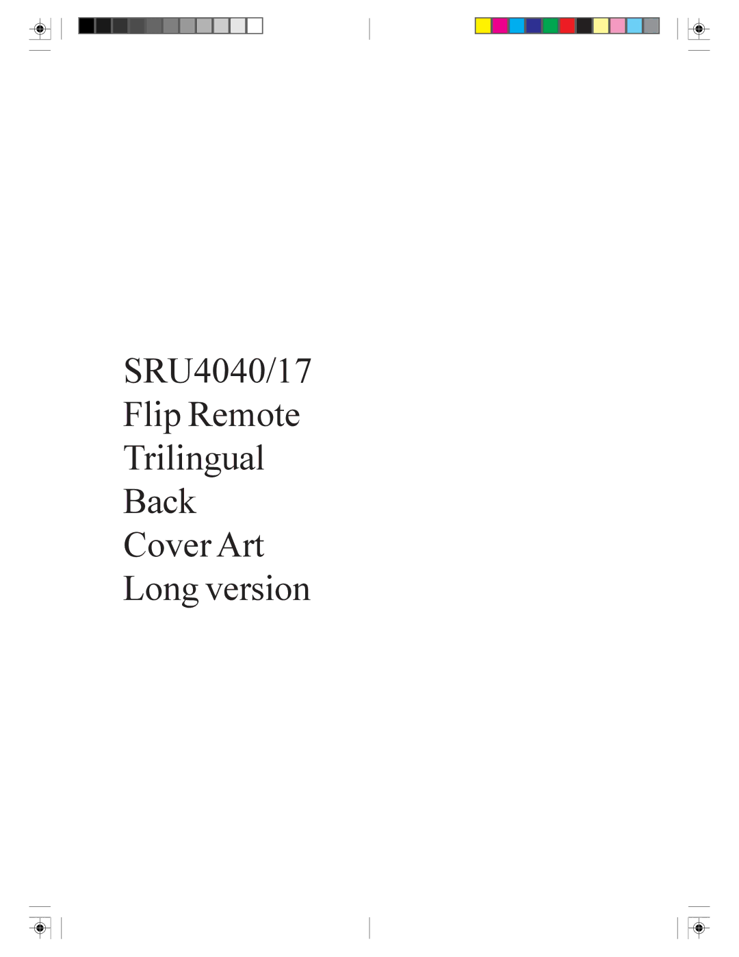 Philips SRU4040 owner manual 