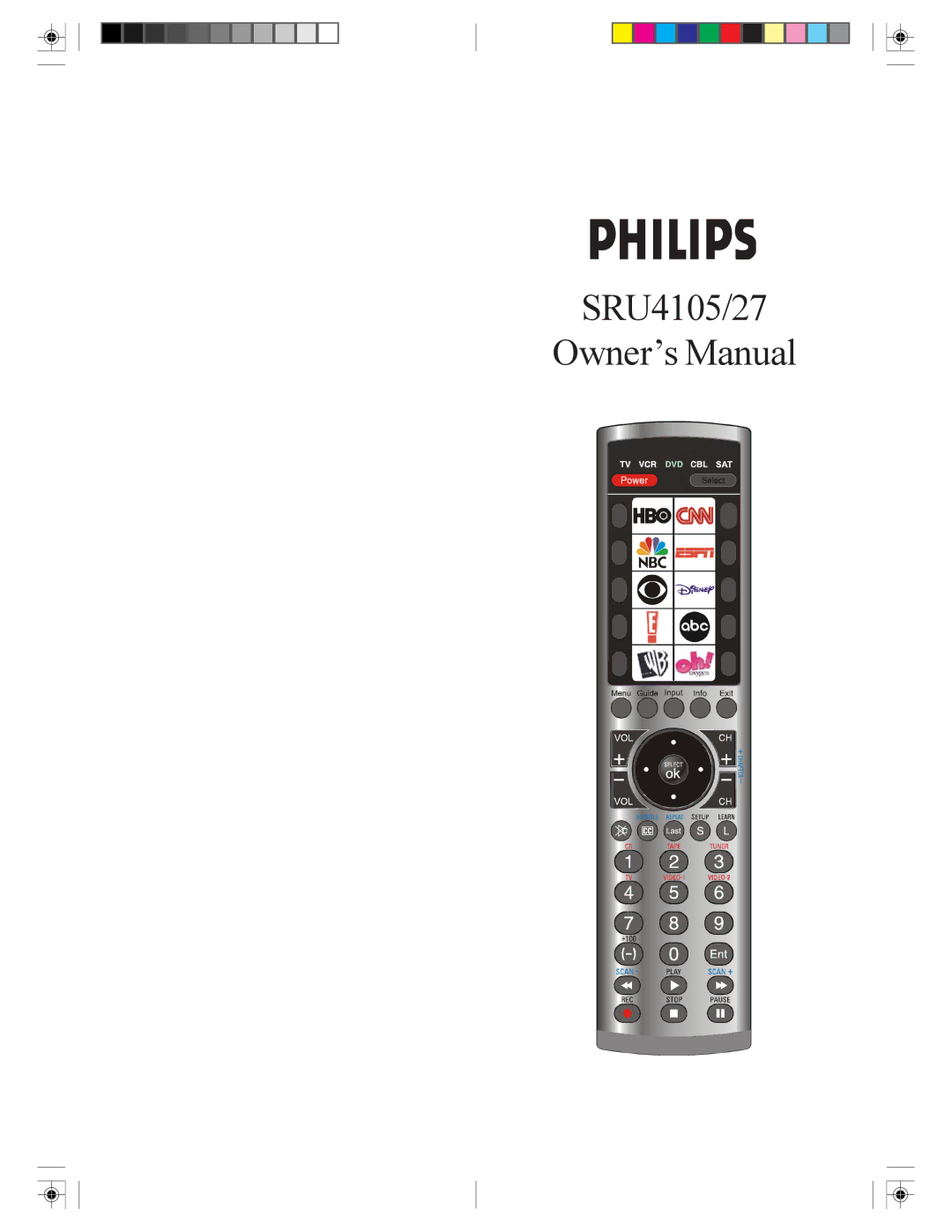 Philips SRU4105/27 owner manual 