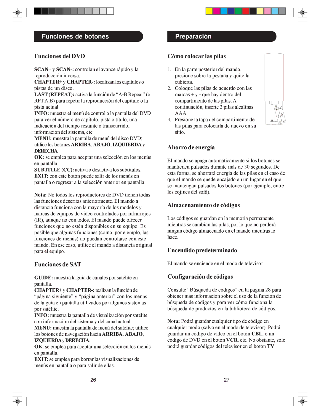 Philips SRU4105/27 owner manual Preparación 