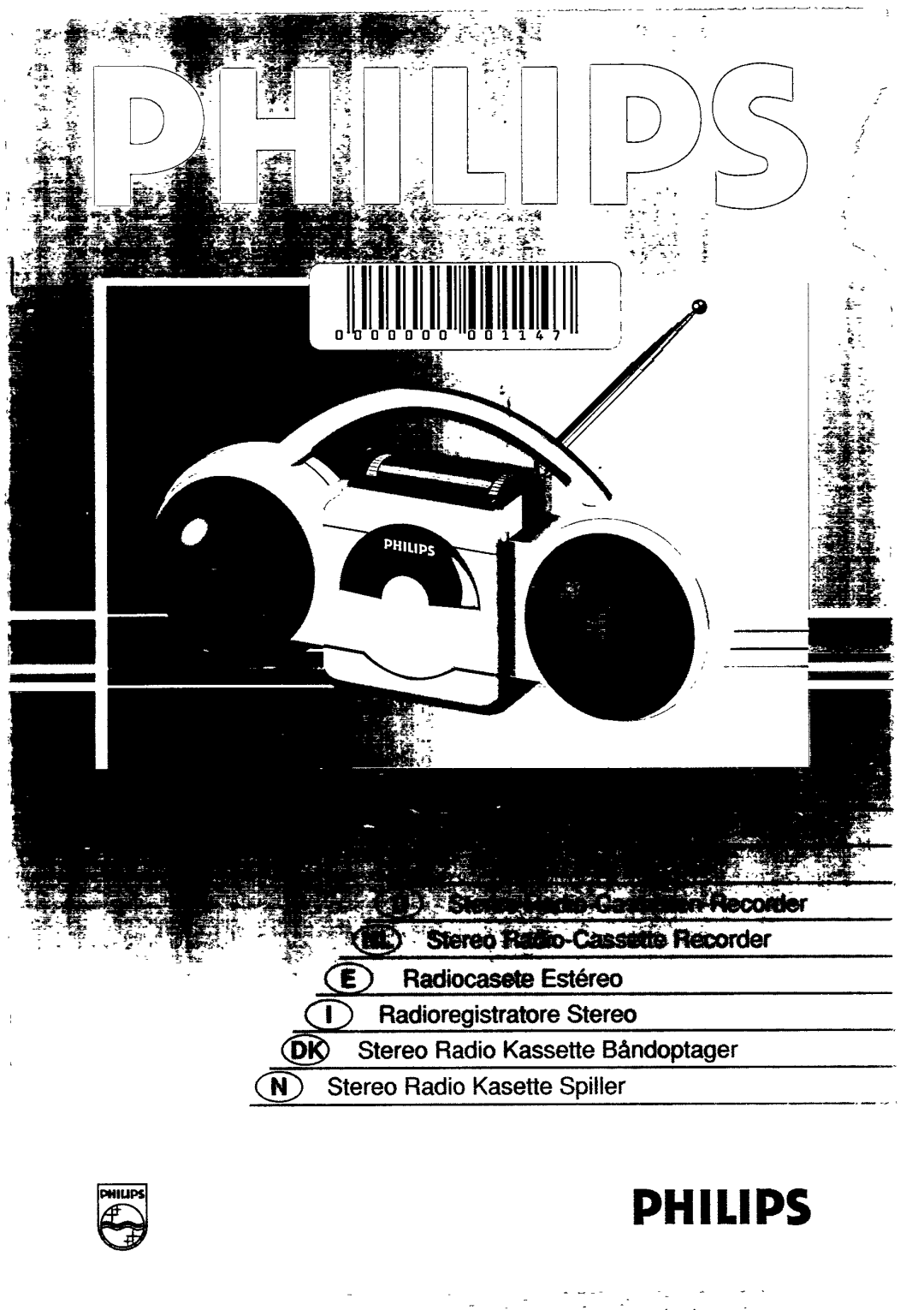 Philips Stereo Radio-Cassette Recorder manual 