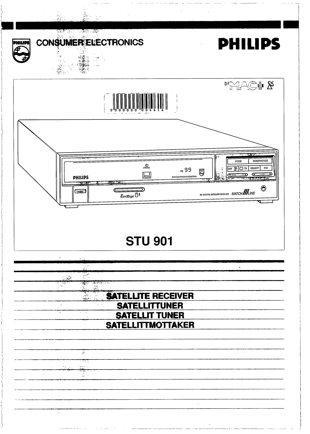 Philips STU 901/25R manual 