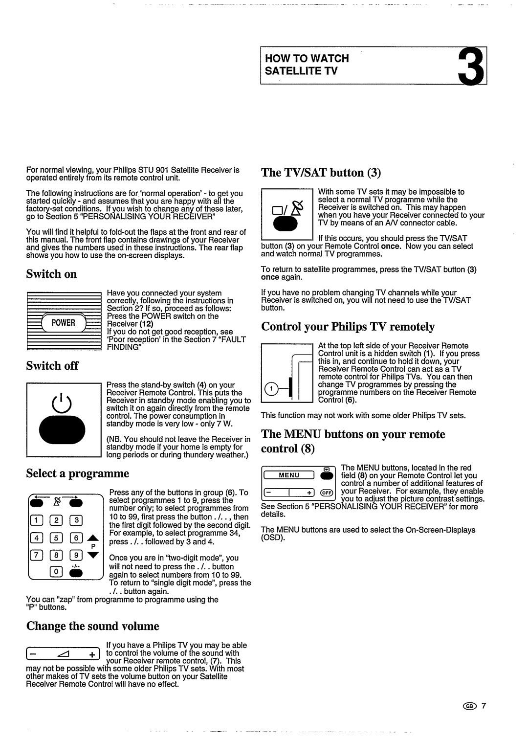 Philips STU 901/25R manual 