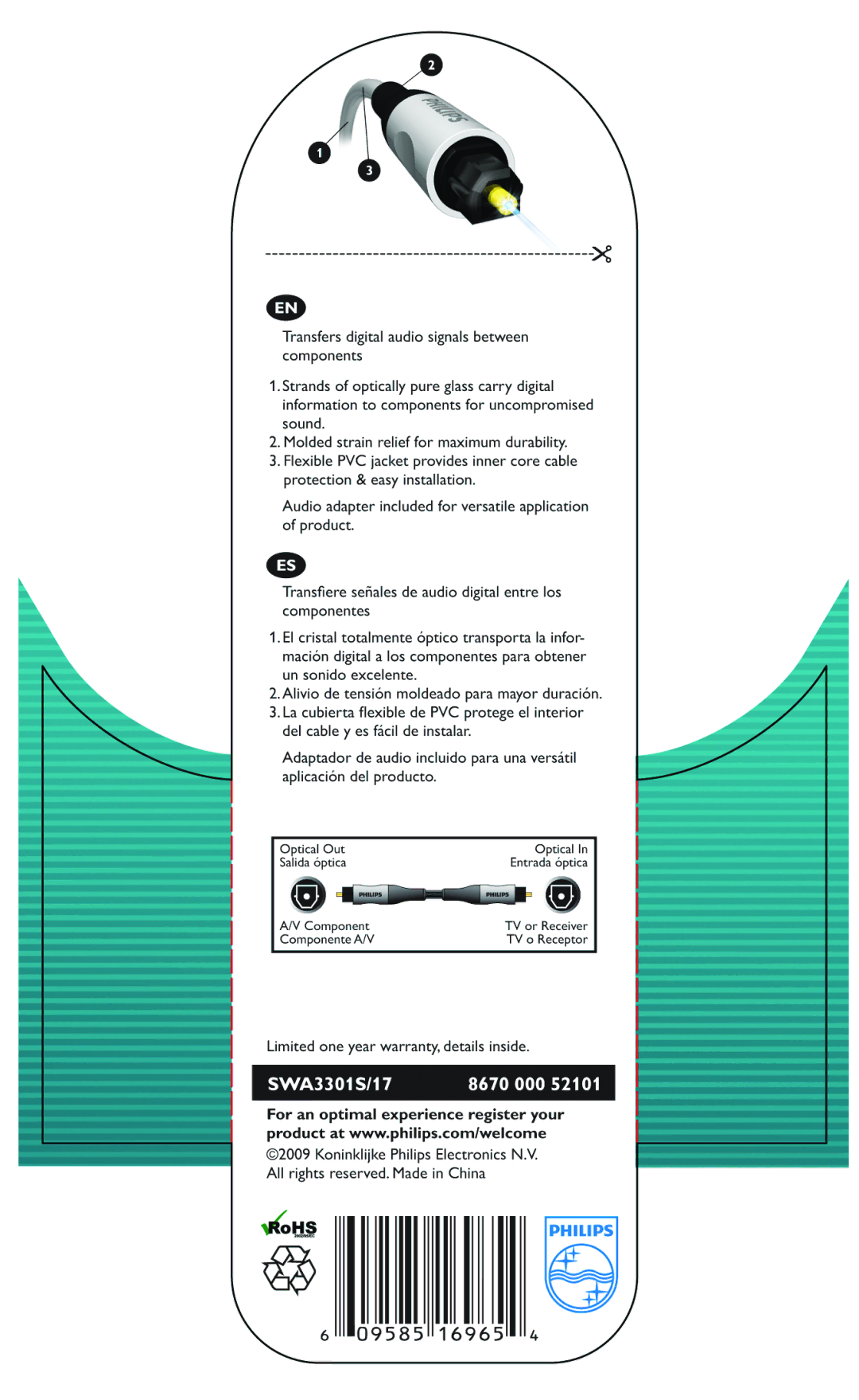 Philips SWA3301S/17 manual 