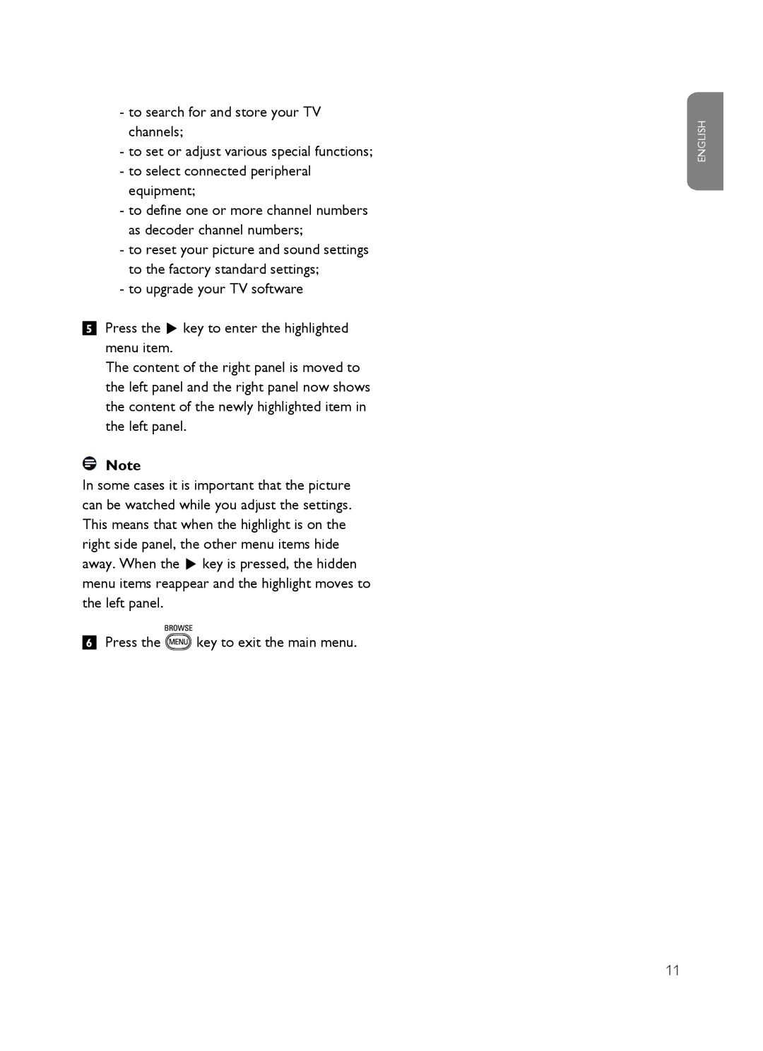 Philips SX60 user manual English 