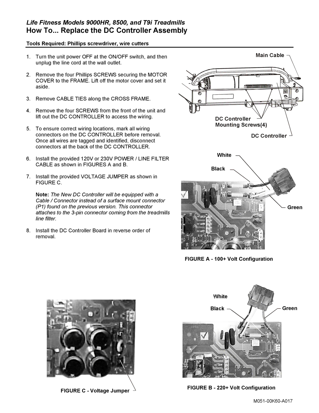 Philips 9000HR, T9I, 8500 manual How To... Replace the DC Controller Assembly, Main Cable, Mounting Screws4 