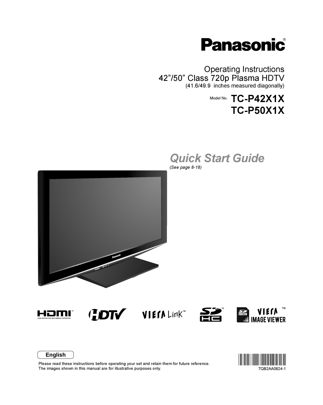 Philips TC-P42X1X quick start Quick Start Guide 