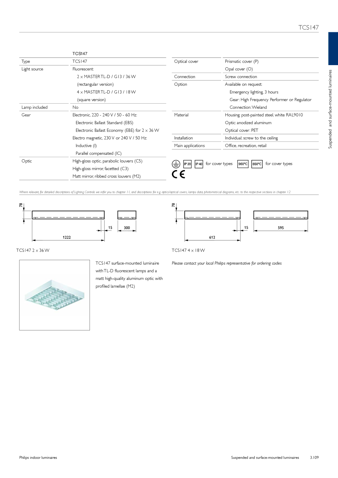 Philips TCS125 manual TCS147 