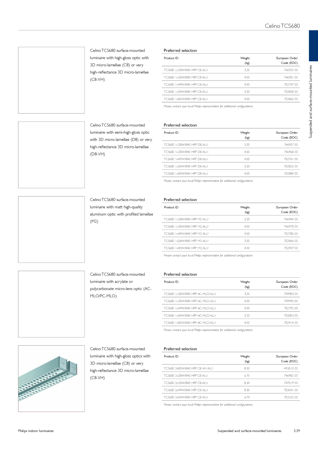 Philips TCS125 manual Preferred selection 