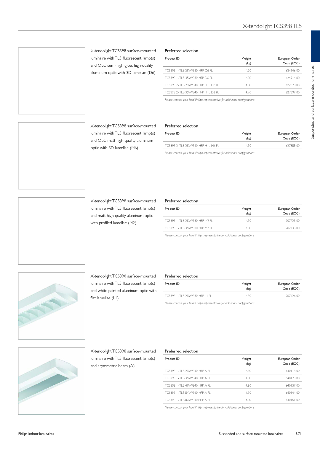 Philips TCS125 manual Preferred selection 