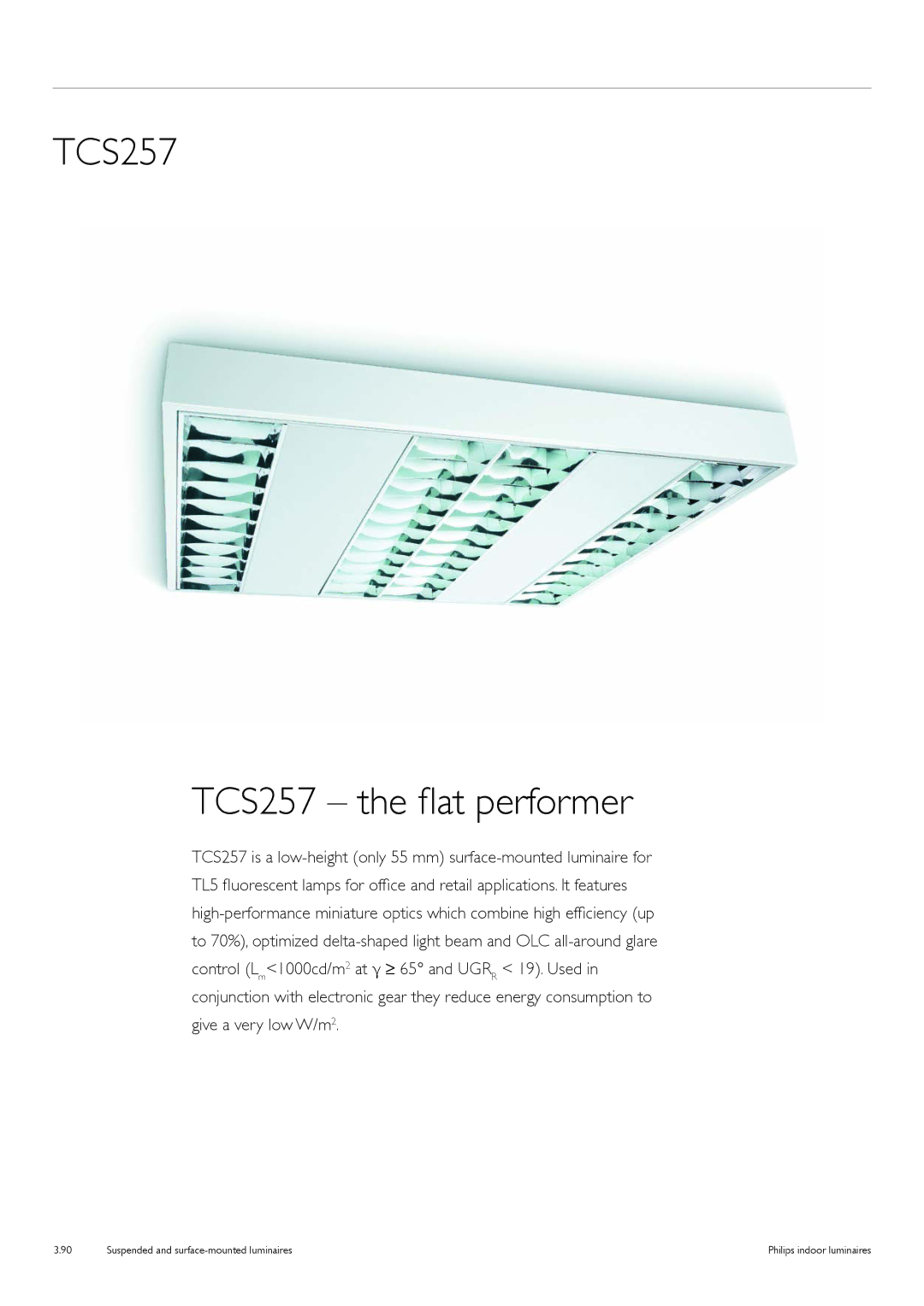 Philips TCS125 manual TCS257 TCS257 the flat performer 