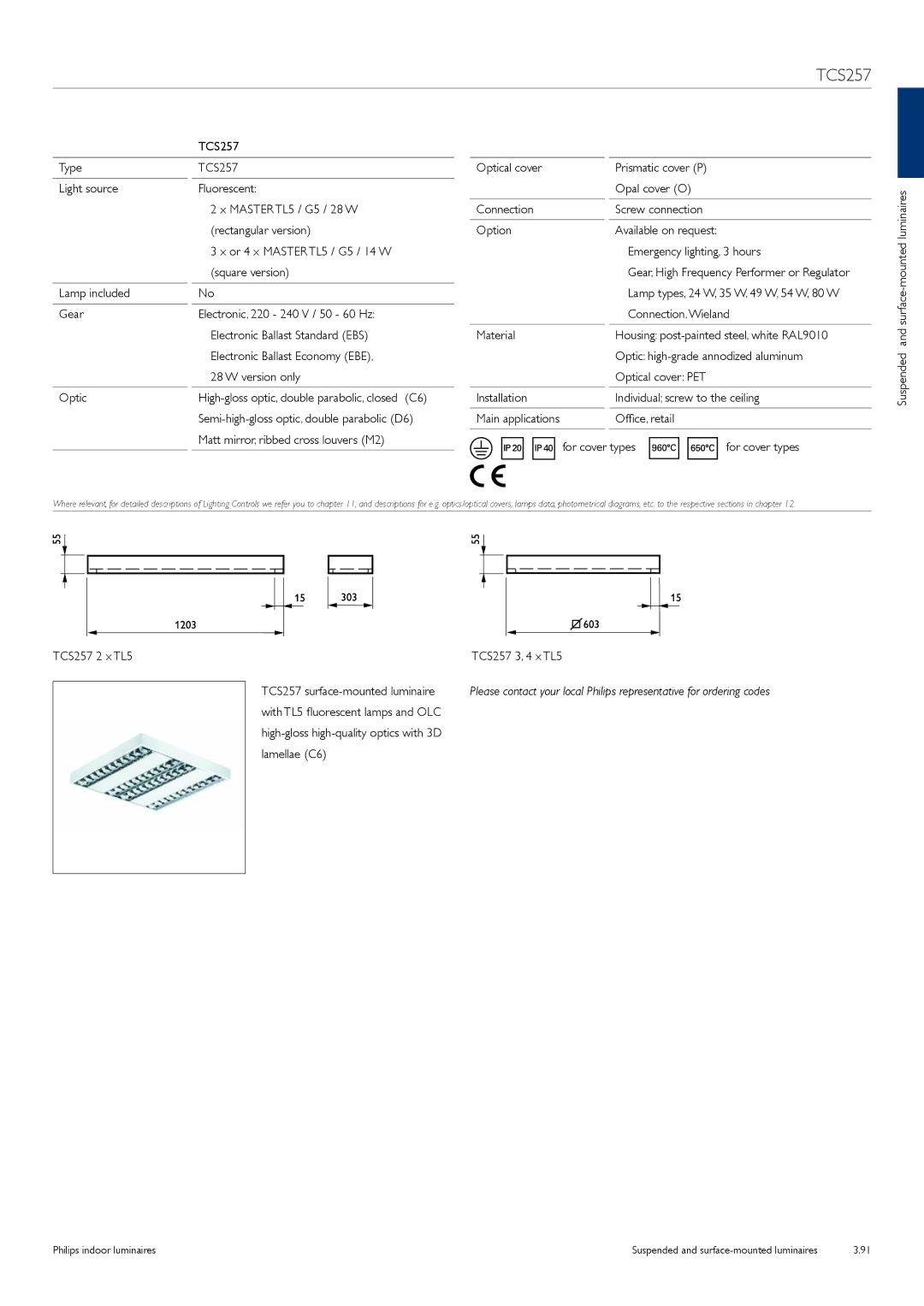 Philips TCS125 manual TCS257 