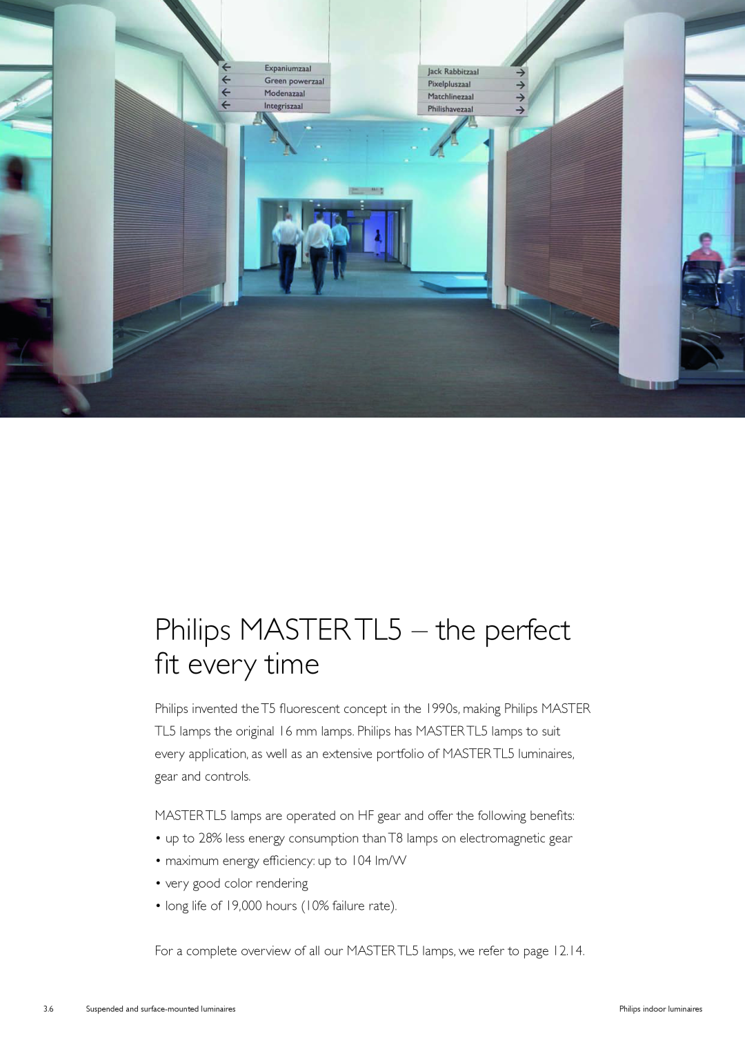 Philips TCS125 manual Philips MASTER TL5 – the perfect fit every time 